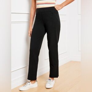 Talbots - Women's Stretch Straight Leg Ankle / TrouserPants - Size 8 - Black‎